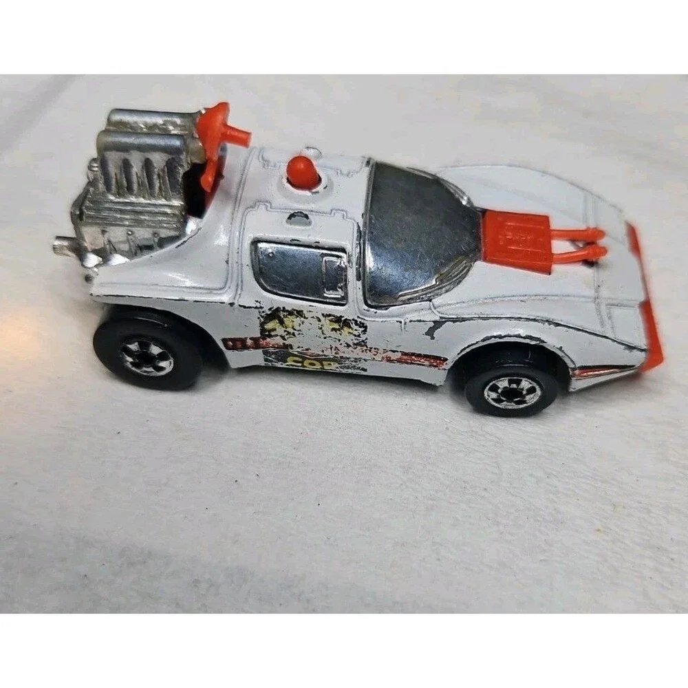 VINTAGE 1977 HOT WHEELS SCIENCE FRICTION SPACE COP MATTEL HONG KONG